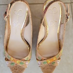 Jessica Simpson heeled sandals brand new